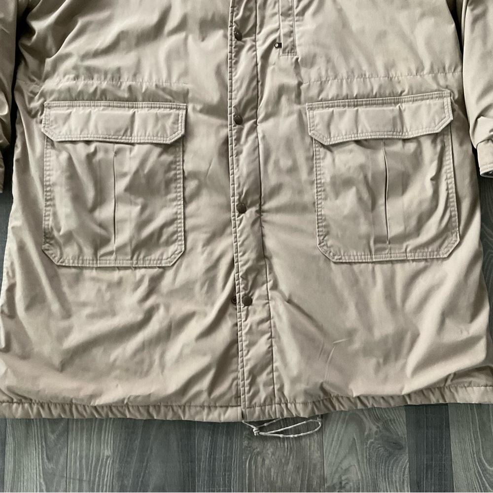 VTG LL Bean Wool Lined Long Parka Coat 
# 2595
MADE IN USA
Men’s XXL 
Tan/Khaki - Picture 2 of 8